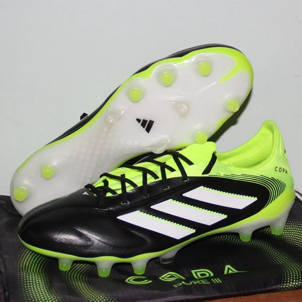 Adidas Copa Pure 3 Elite FG Soccer Cleats Mens 7 8 Black Lemon